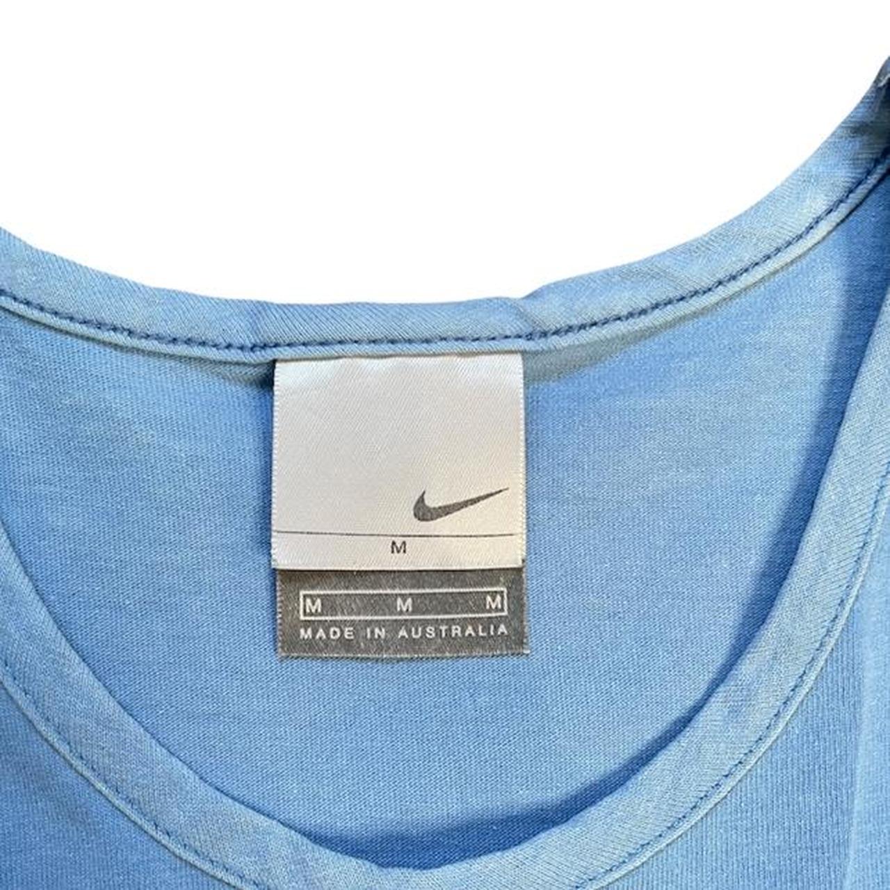Nike Women's Red and Blue Crop-top