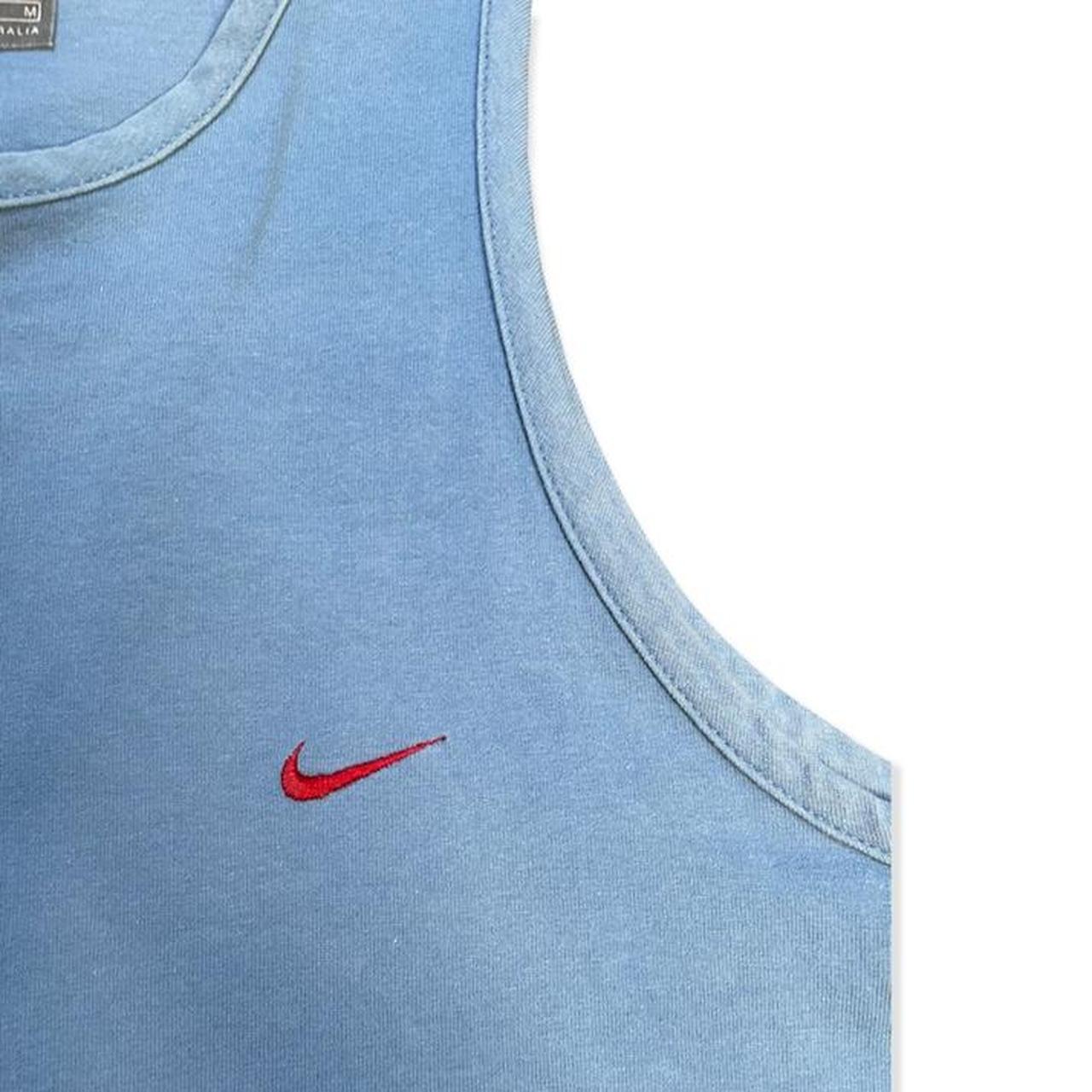 Nike Women's Red and Blue Crop-top
