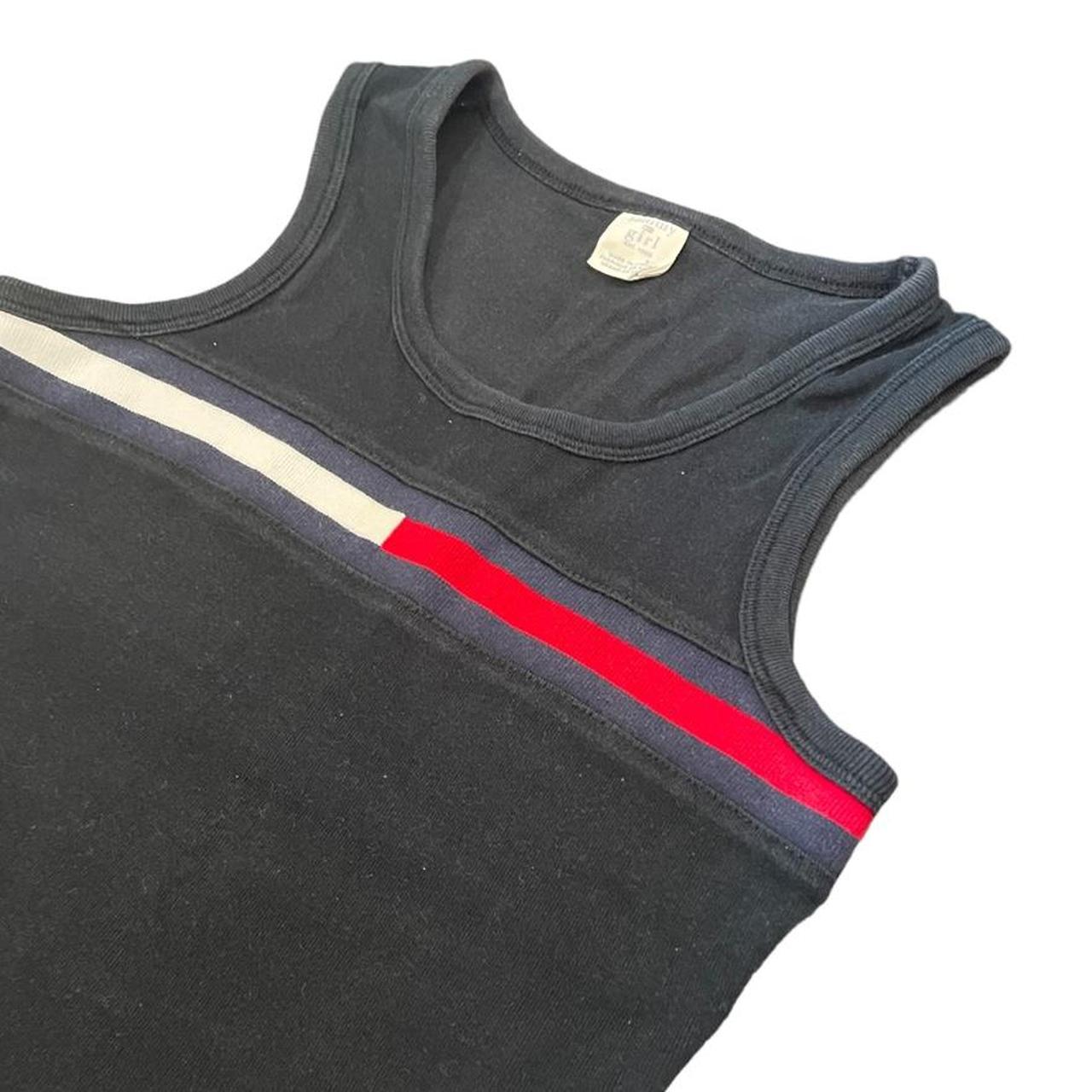 Tommy Hilfiger Women's Red and Black Crop-top