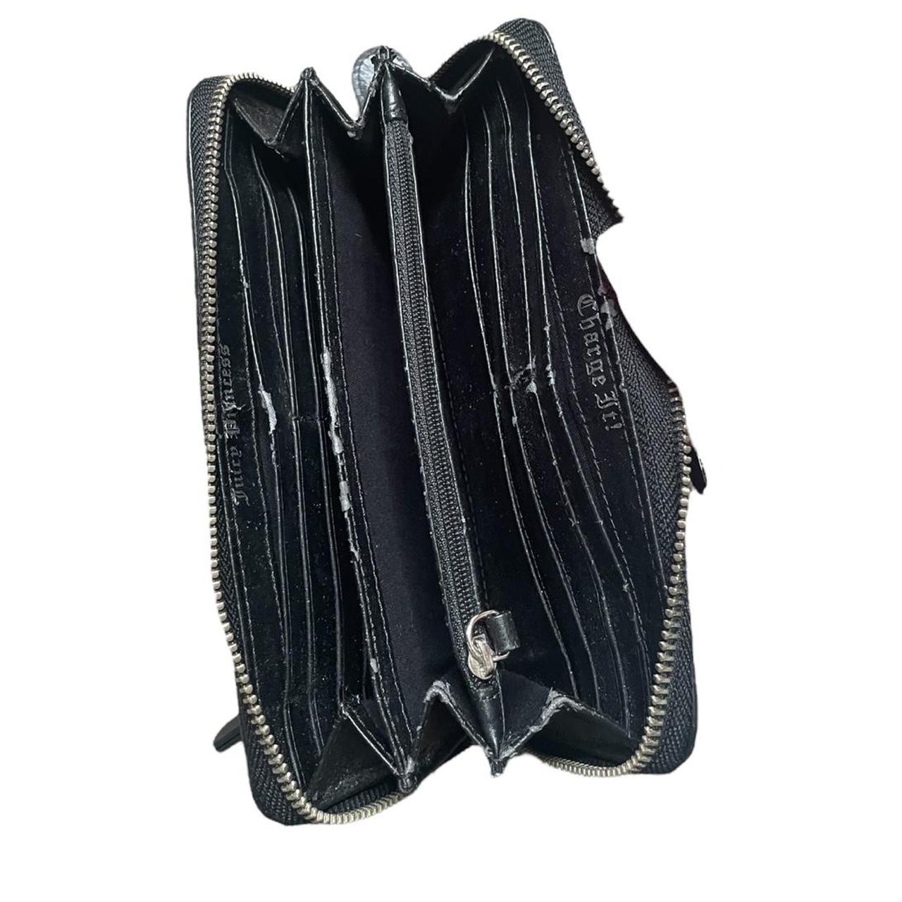 Juicy Couture Women's Black and Grey Wallet-purses