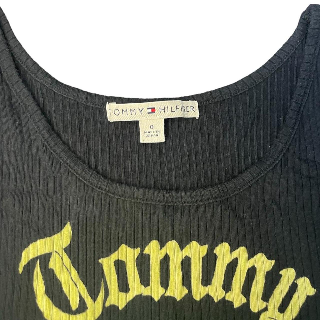 Tommy Hilfiger Black & Yellow Crop-top