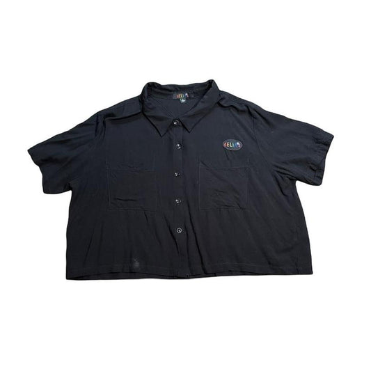 Delia’s button up cropped shirt