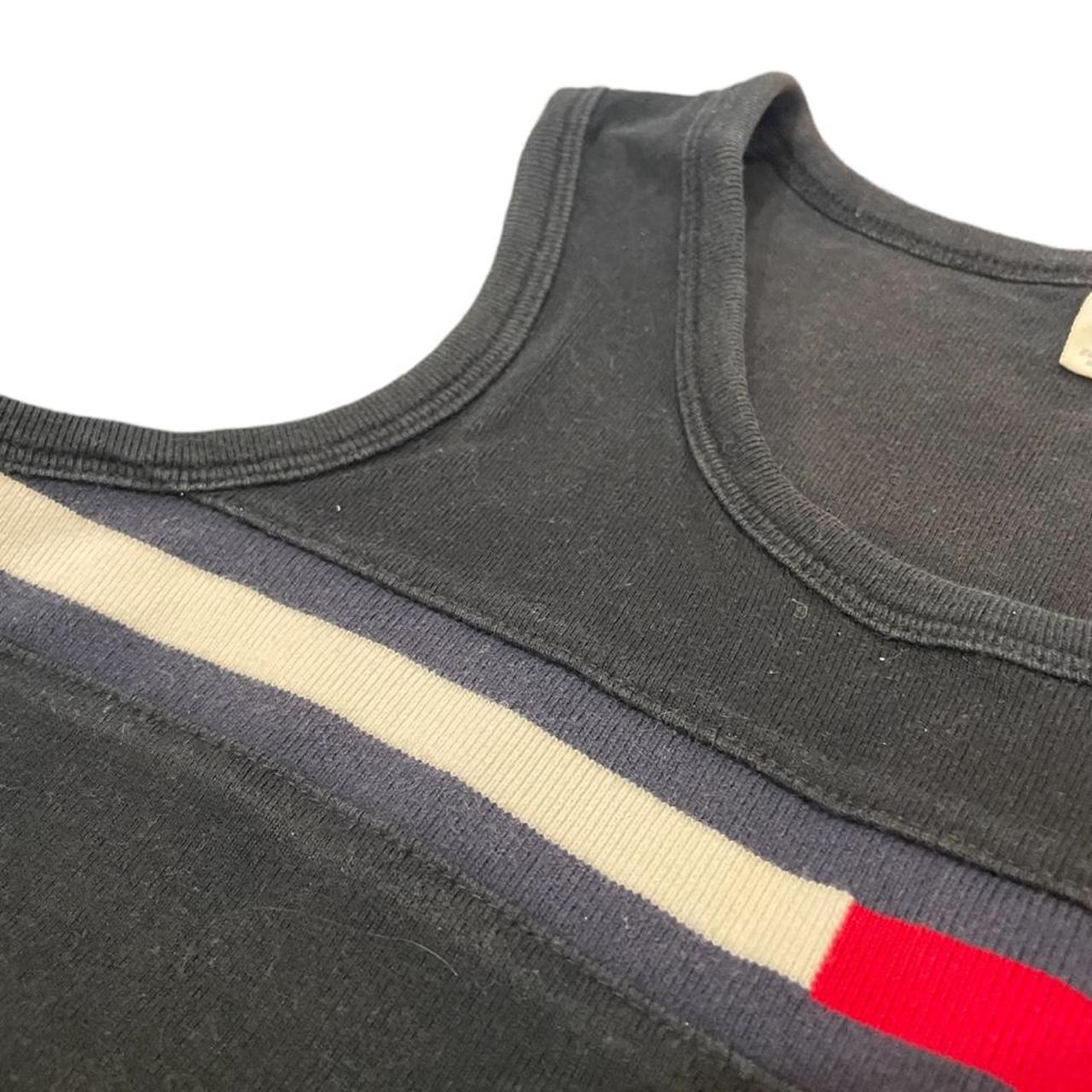 Tommy Hilfiger Women's Red and Black Crop-top