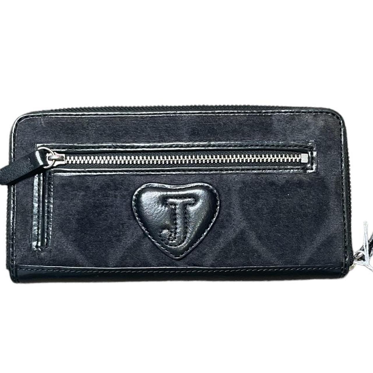 Juicy Couture Women's Black and Grey Wallet-purses