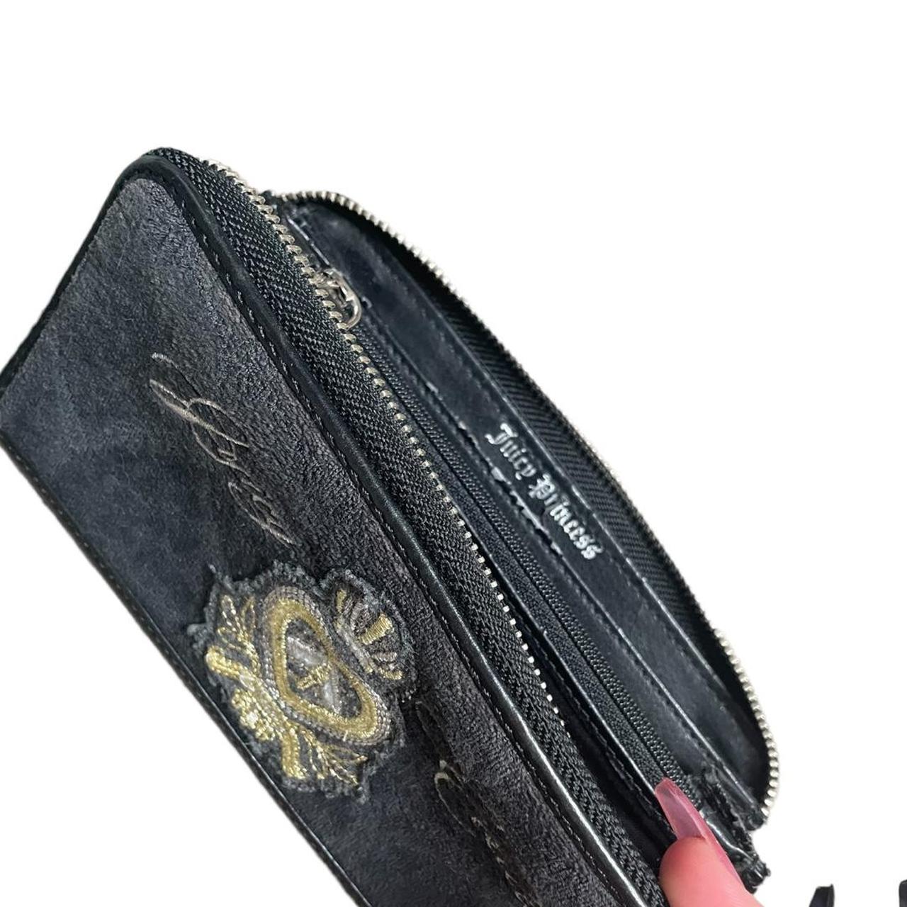 Juicy Couture Women's Black and Grey Wallet-purses