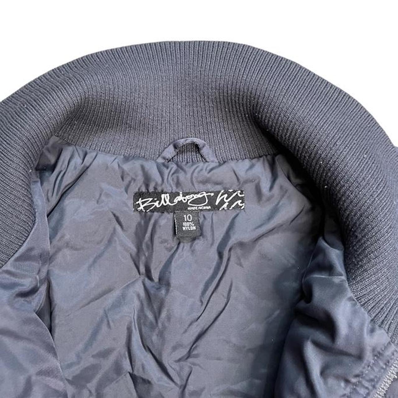 Billabong Women's Navy and Silver Jacket