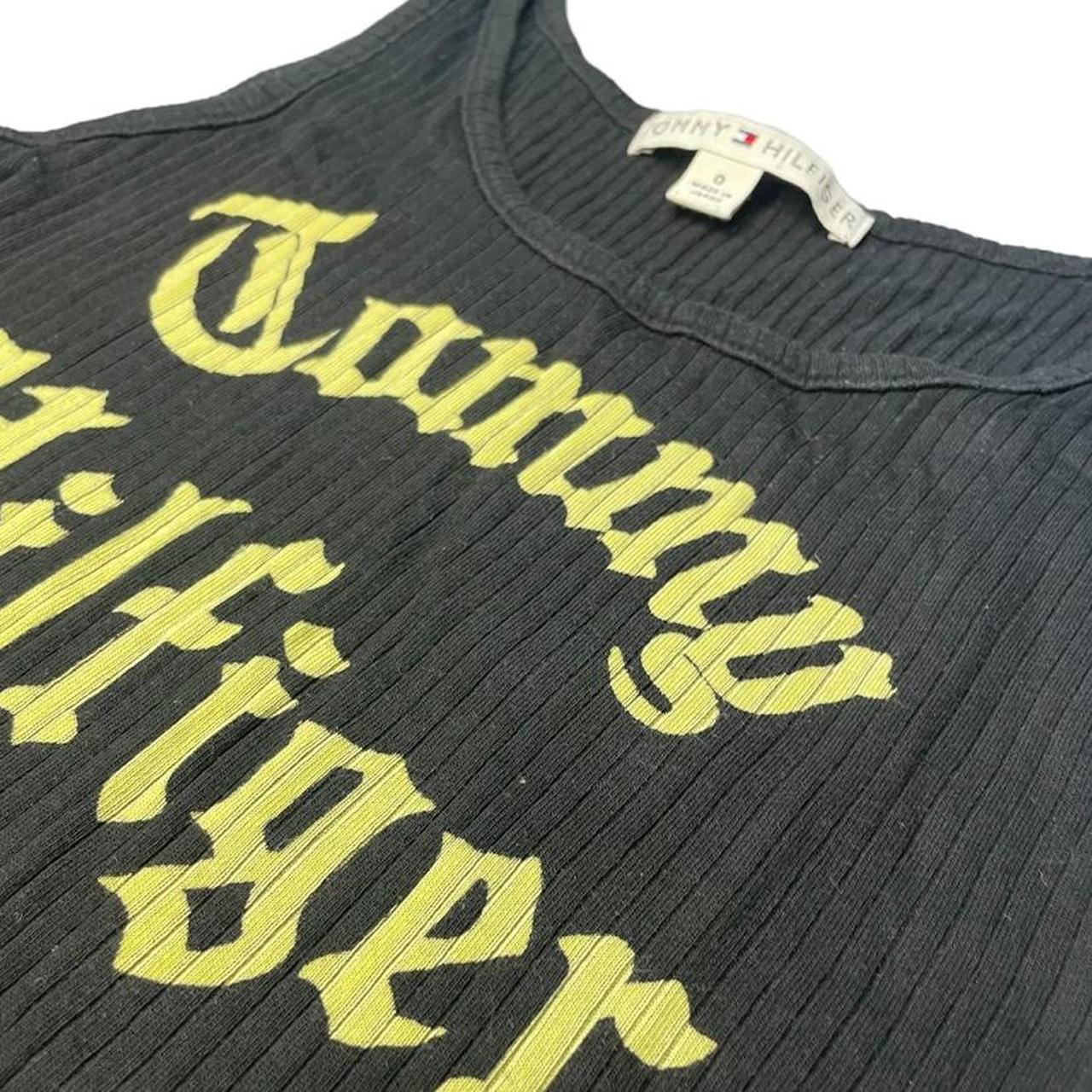 Tommy Hilfiger Black & Yellow Crop-top