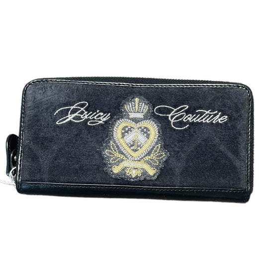 Juicy Couture Women's Black and Grey Wallet-purses