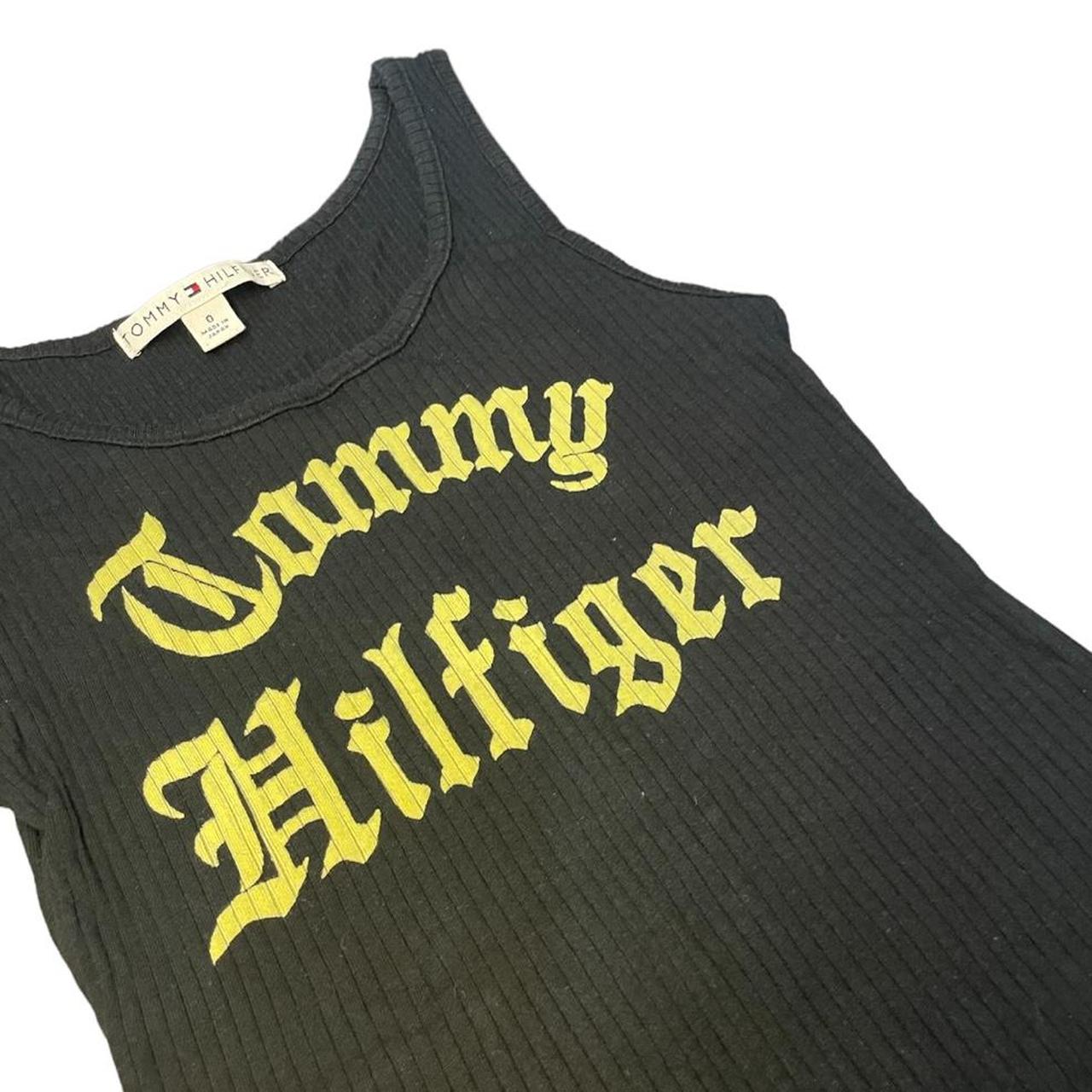 Tommy Hilfiger Black & Yellow Crop-top